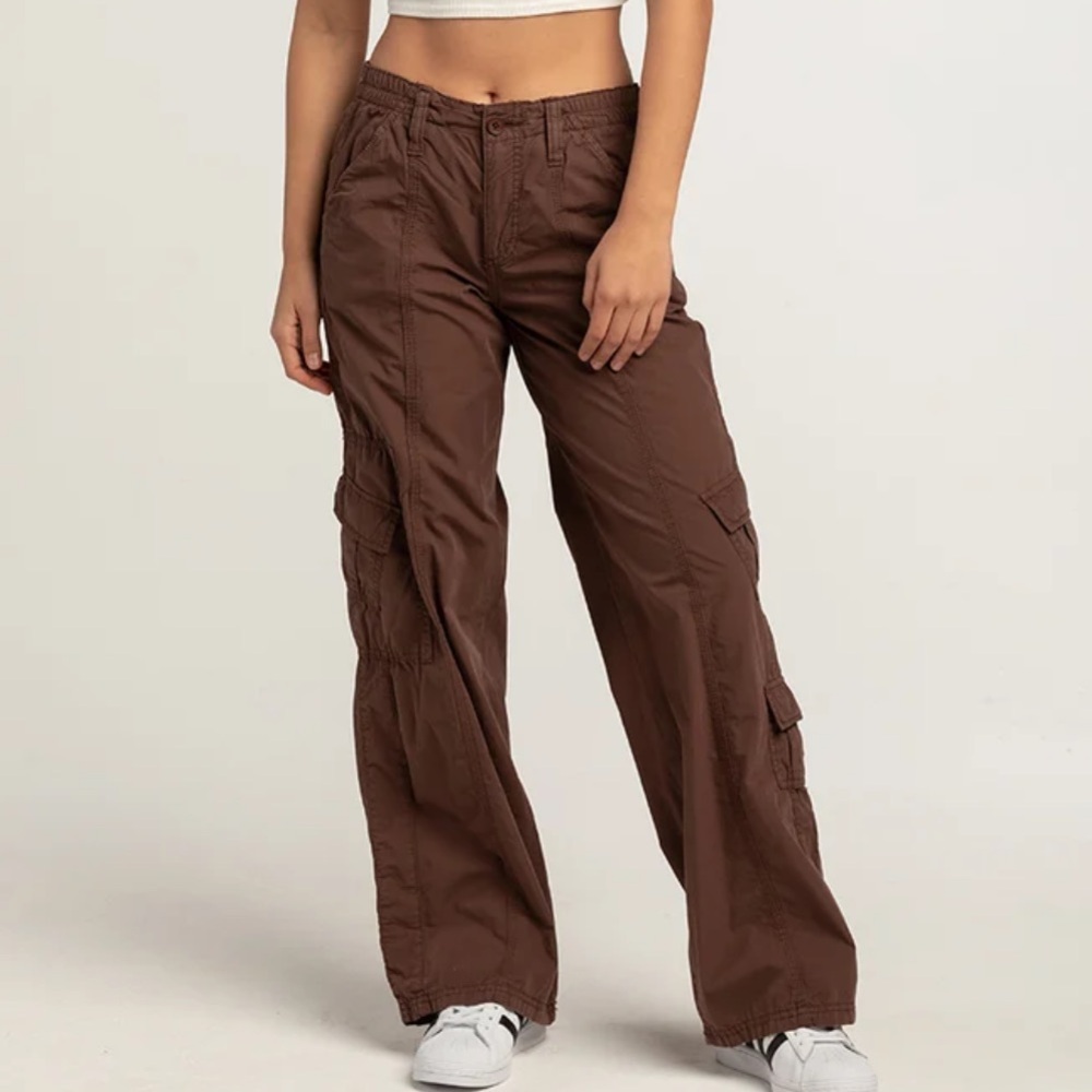 URBAN OUTFITTERS BROWN Y2K CARGO PANTS BDG